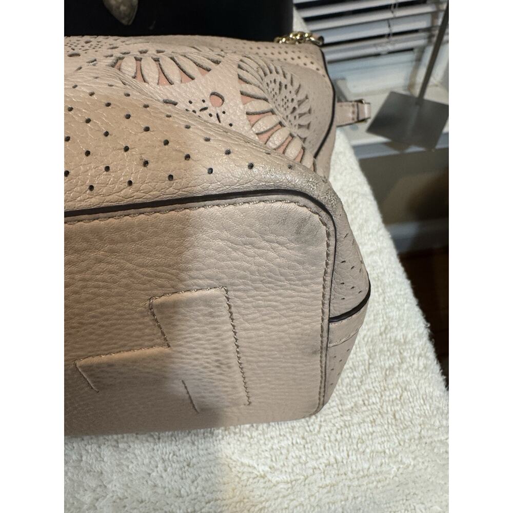 Tory Burch Ella 146437 Women's Tote Bag Mini - MAUVE (BRTHRIFTY - Picture 10 of 13